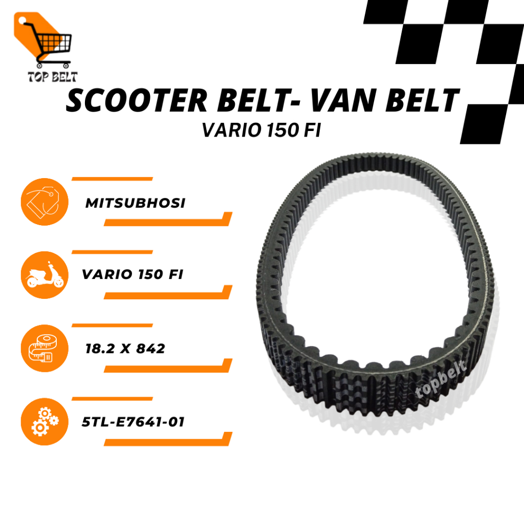 Van Belt V-Belt VARIO 150 FI MOTOR METIC Mitsubhosi Original