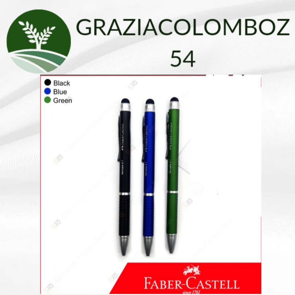

pen stylus faber castell vernate 0,7 mm warna black