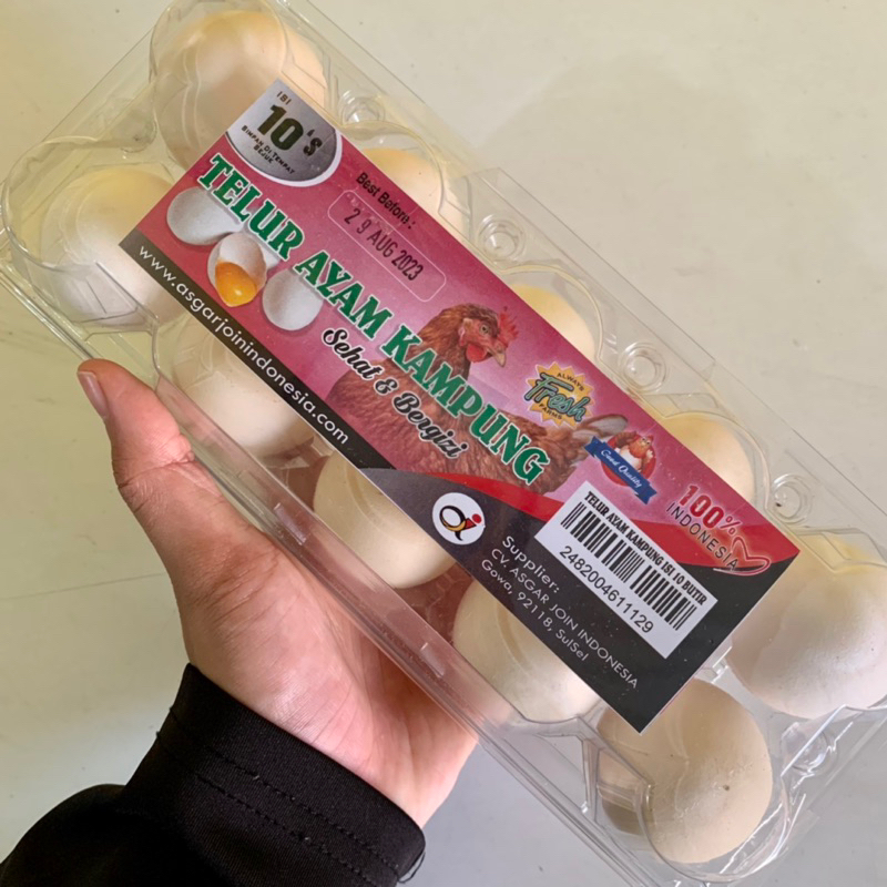 

Asgar Telur Ayam Kampung Isi 10