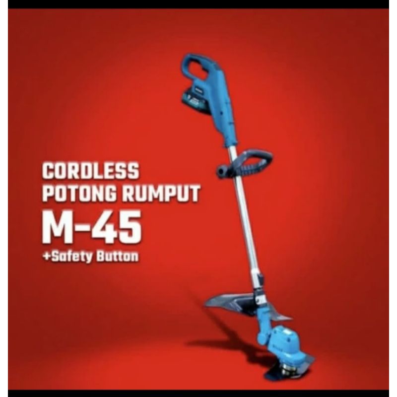 Mesin potong rumput baterai cordless brush cutter MODERN M45