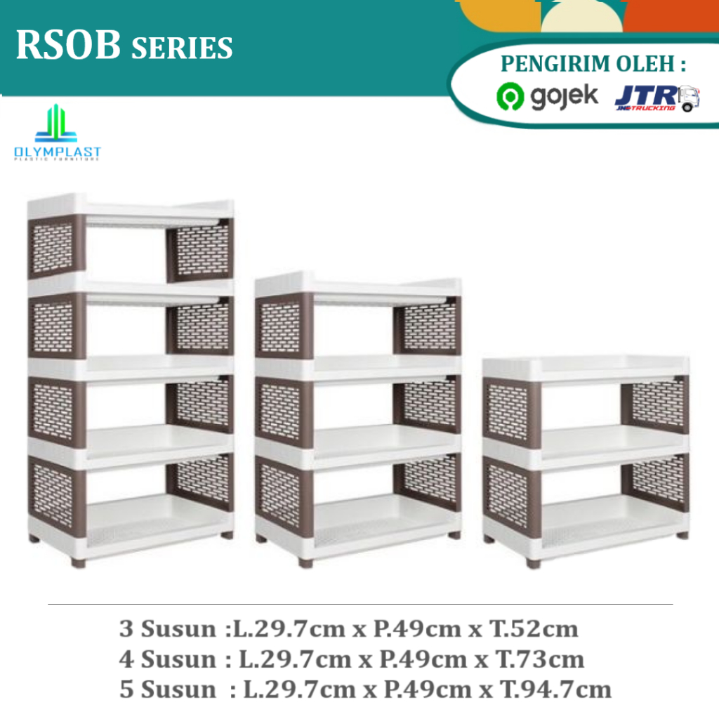 Olymplast Rak susun Serbaguna Besar - RSOB