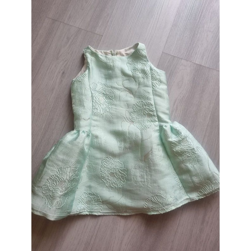 PRELOVED Green Sage Dress