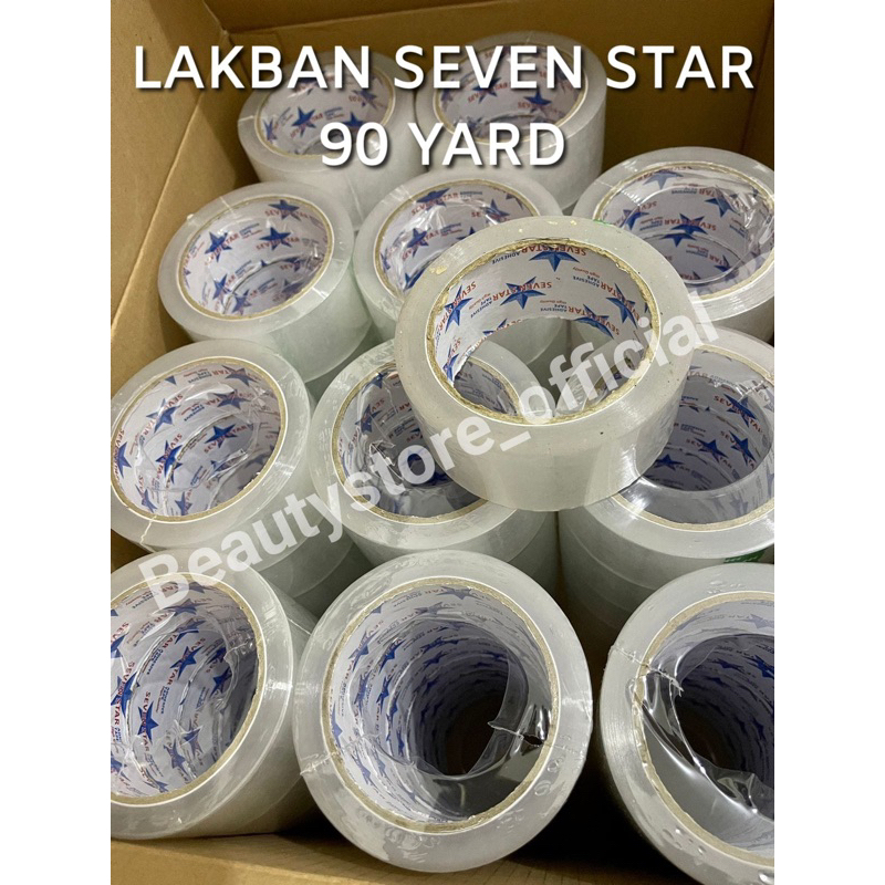 

Lakban Besar SEVEN STAR " 90 yard Isolasi Selotip Murah