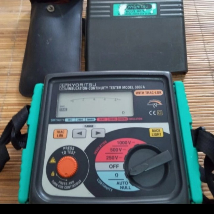 kyoritsu 3007a insulation tester megger