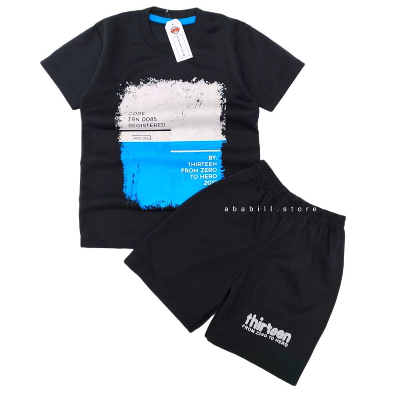 kaos anak set kekinian