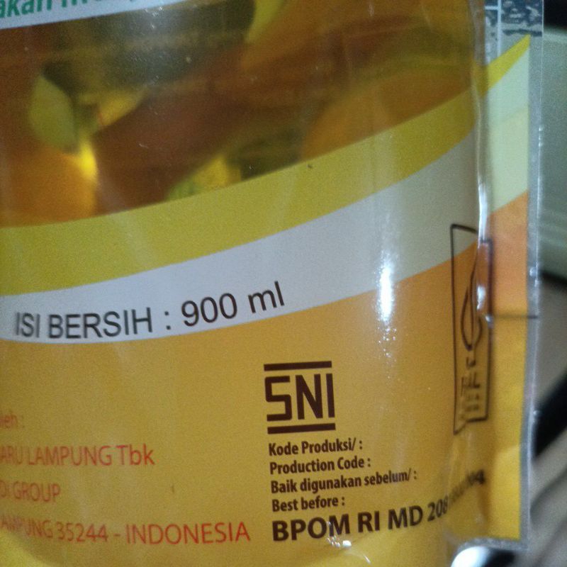 

Minyak goreng 900ml