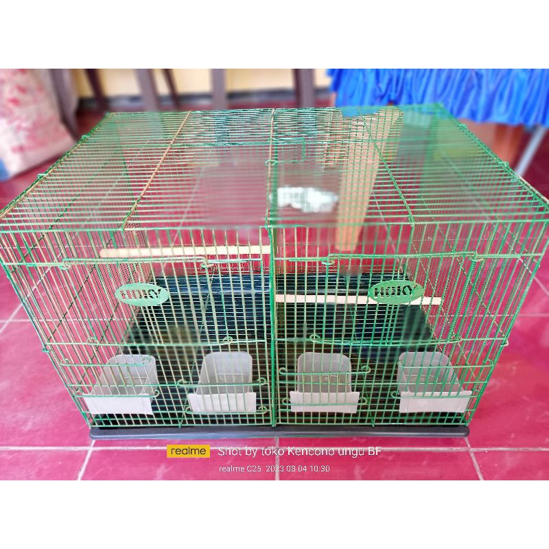 kandang besi kotak box besi sekat