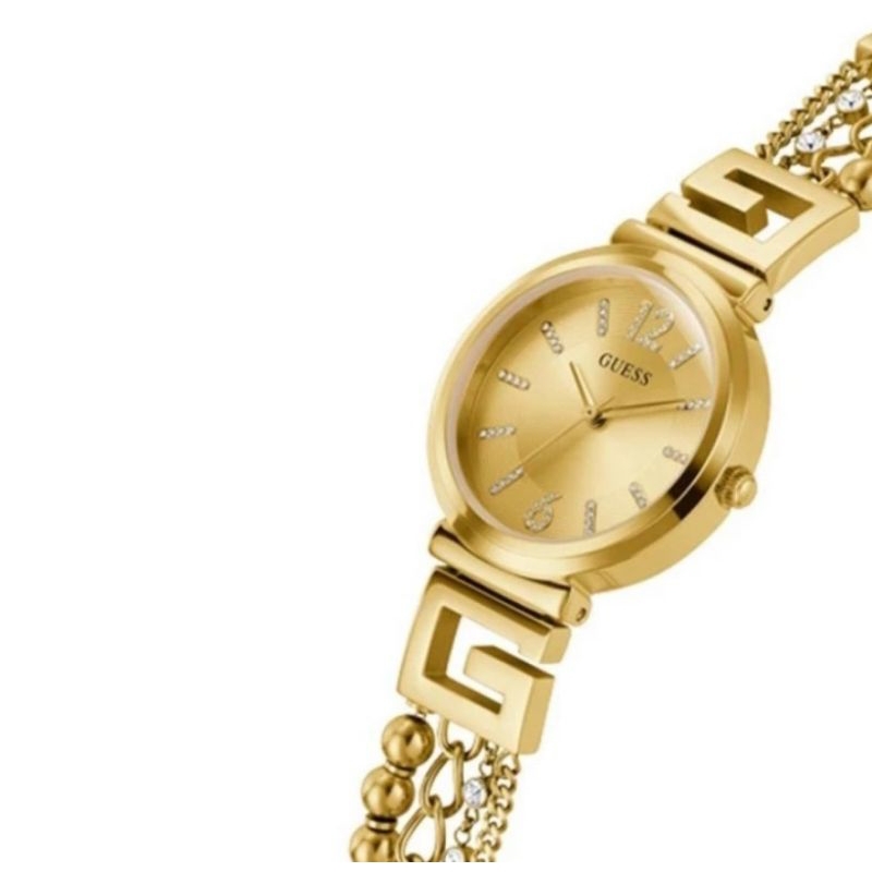 GUESS GW545L2 Jam Tangan Wanita Gold Original