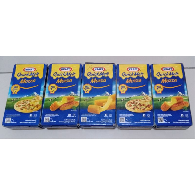 KEJU KRAFT QUICK MELT MOZZA 160G (EXPIRED 15 OKTOBER 2023)