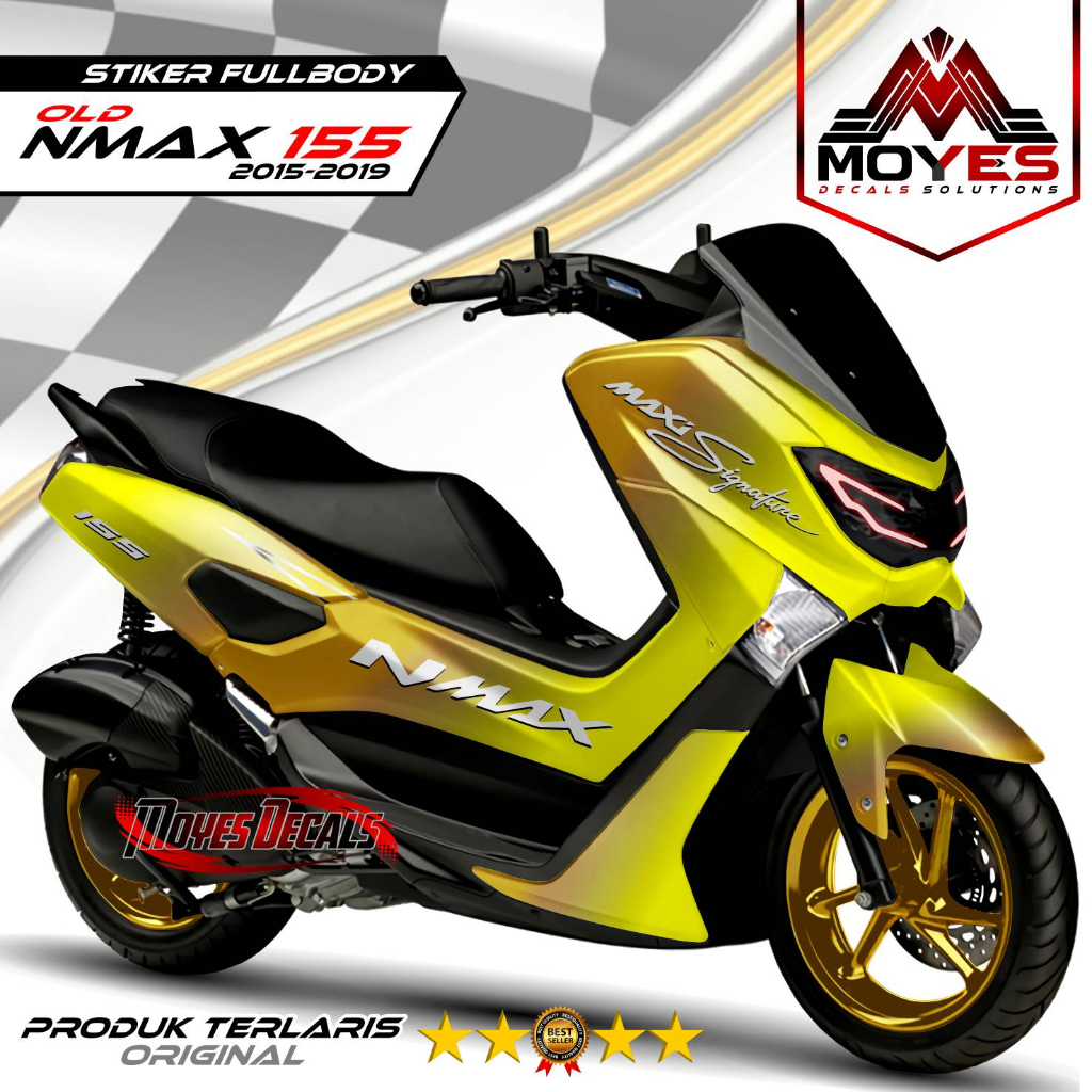 Decal  Nmax 155 Old Fullbody 2015-2019 Decal stiker nmax old / stiker nmax full body design bunglon 