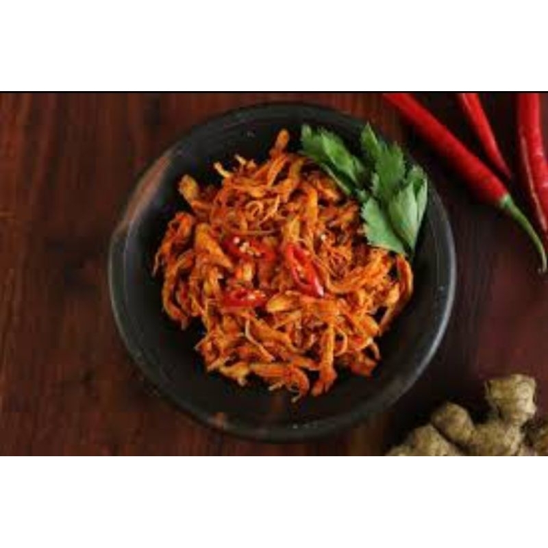 

Ayam suwir sambal merah