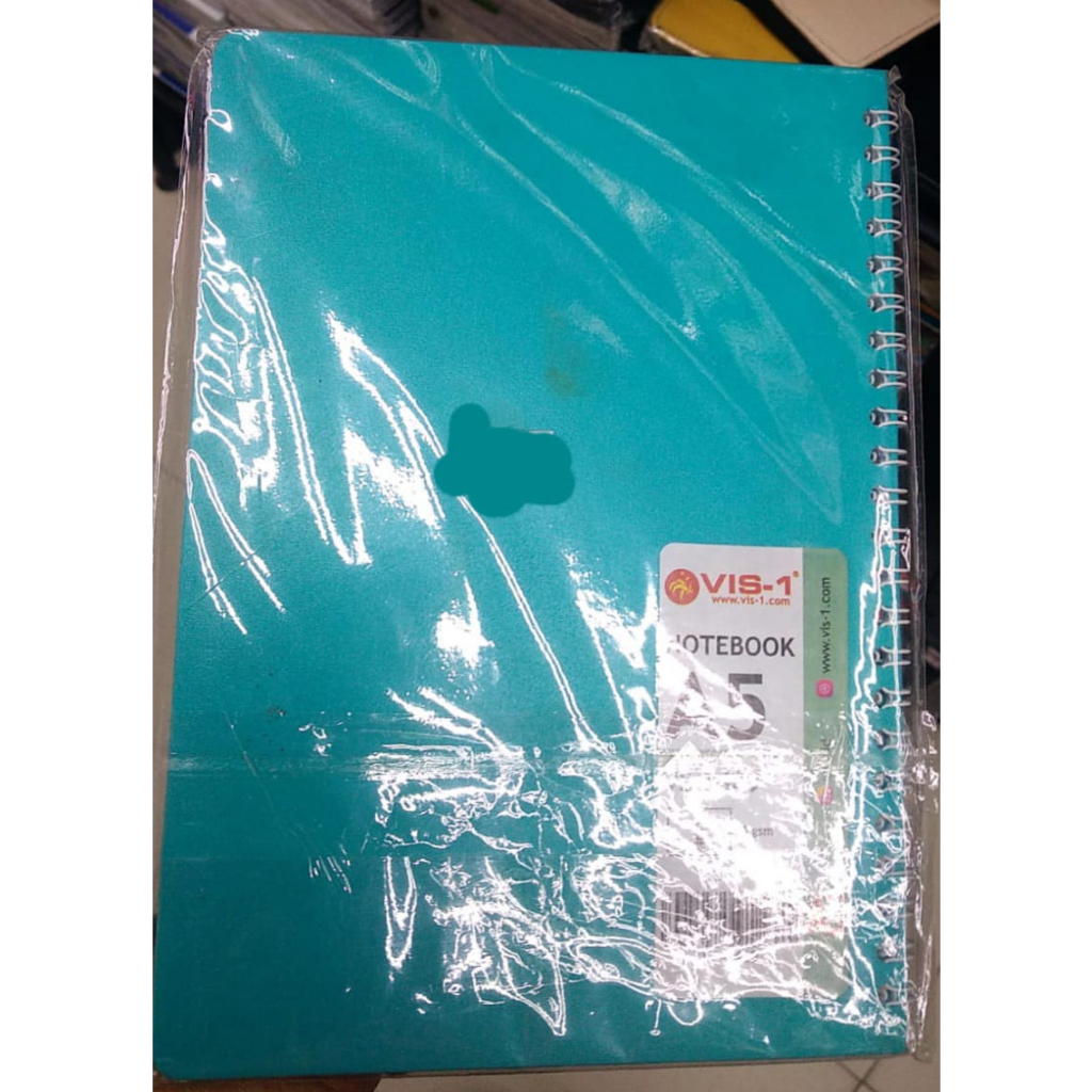 

Buku Agenda Spiral 60 Sheets 70 gsm / Note Book Spiral merk VIS-1 ukuran A5 / Buku Diary
