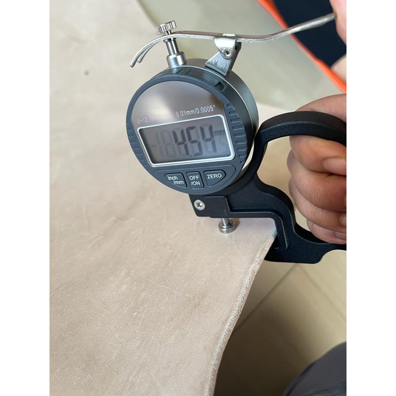 kulit sapi nabati vegtan tebal 4,5mm ukuran 6-7kg