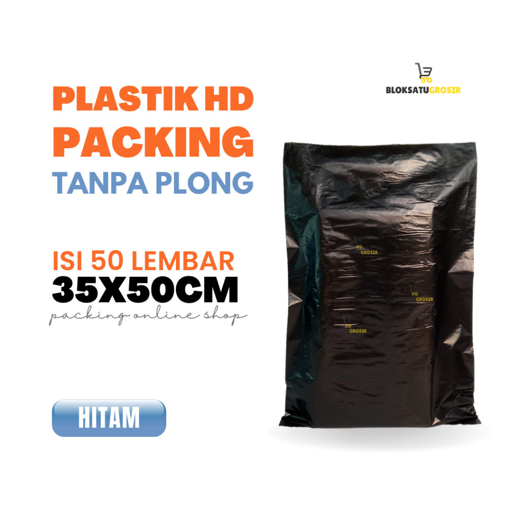 

Plastik packing onlineshop Uk. 35 x 50 (isi 50 lembar) Plastik Kemasan Olshop