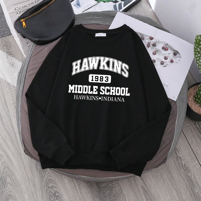 Crewneck Sweater Hawkins|| Jaket crewneck || crewneck || sweather hangat ||Sweather || Suiter || Swe