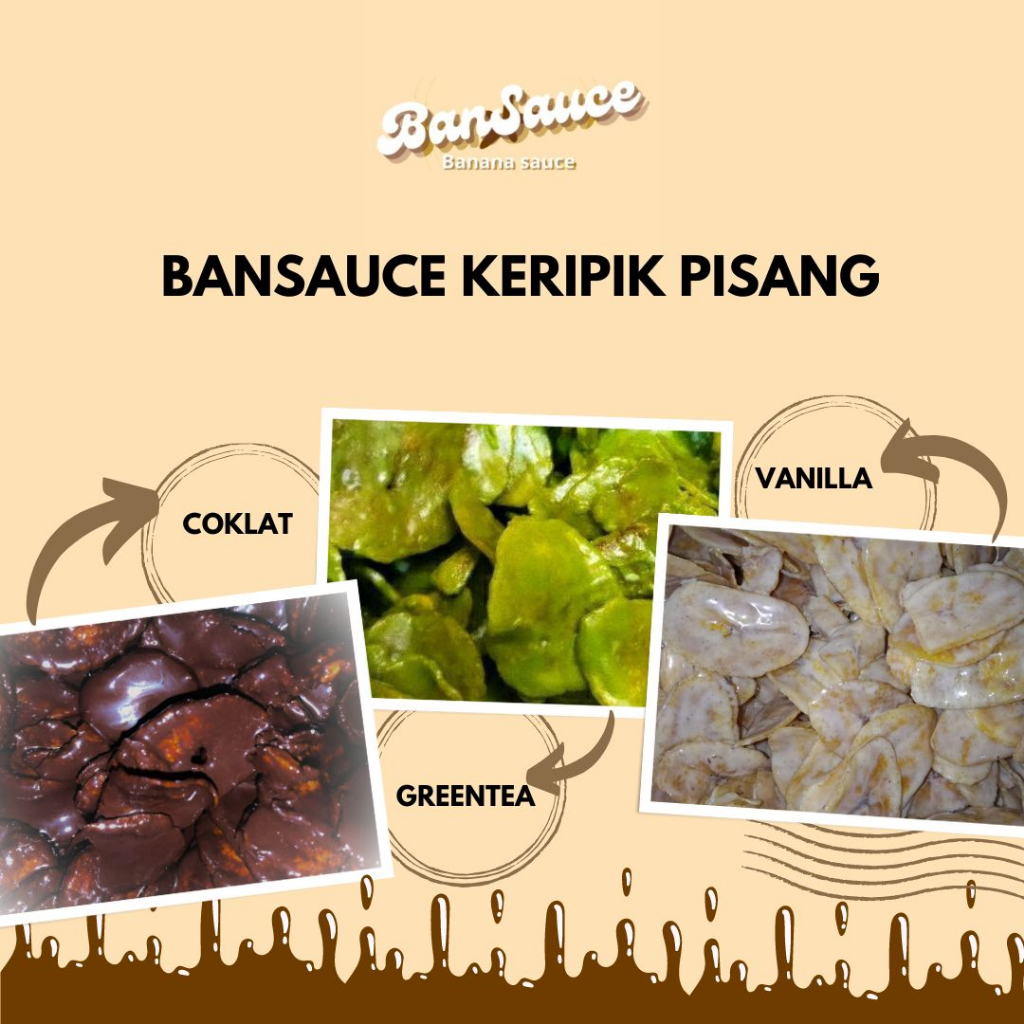 

Keripik pisang coklat lumer manis Bananasauce
