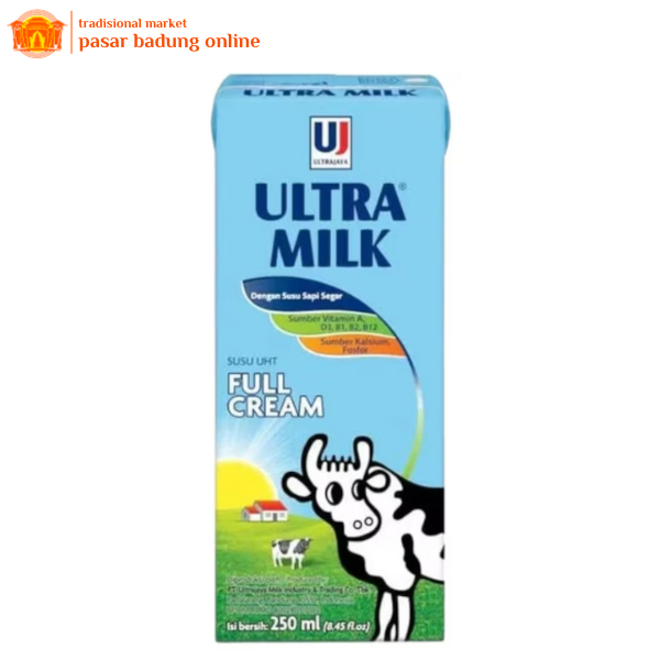 

Ultra Milk Full Cream 250ml 1 Dus isi 24pcs