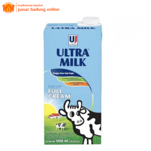 

Ultra Milk Plain UHT Full Cream 1000ml