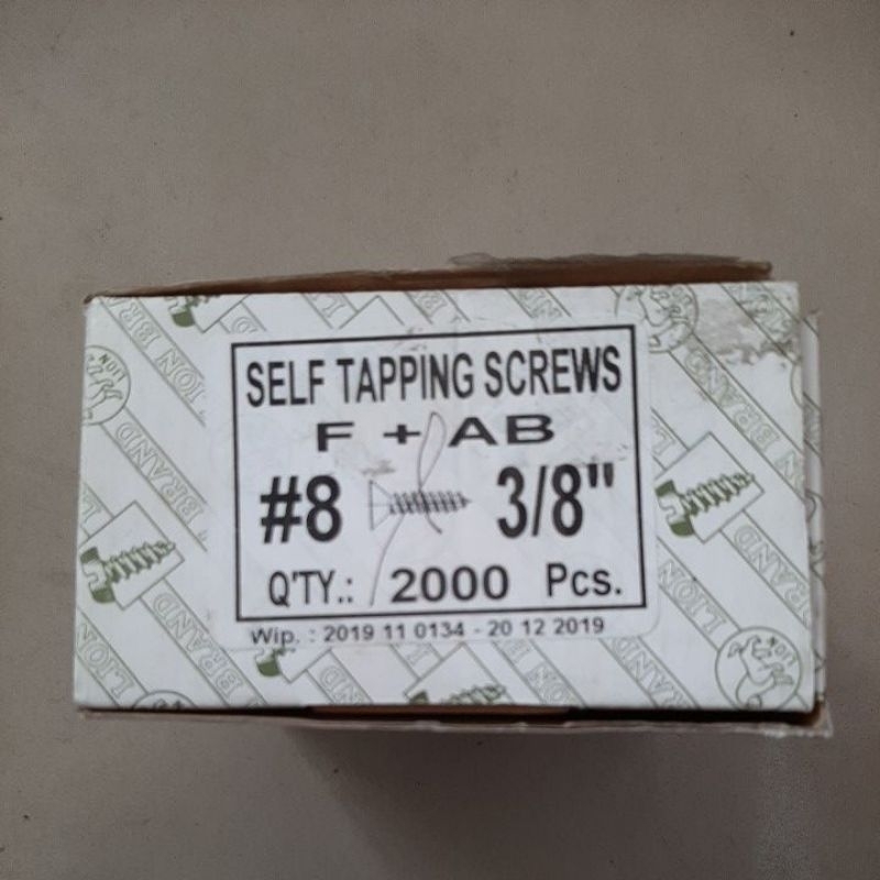 Lion Tapping / Sekrup Fab 8x3/8"