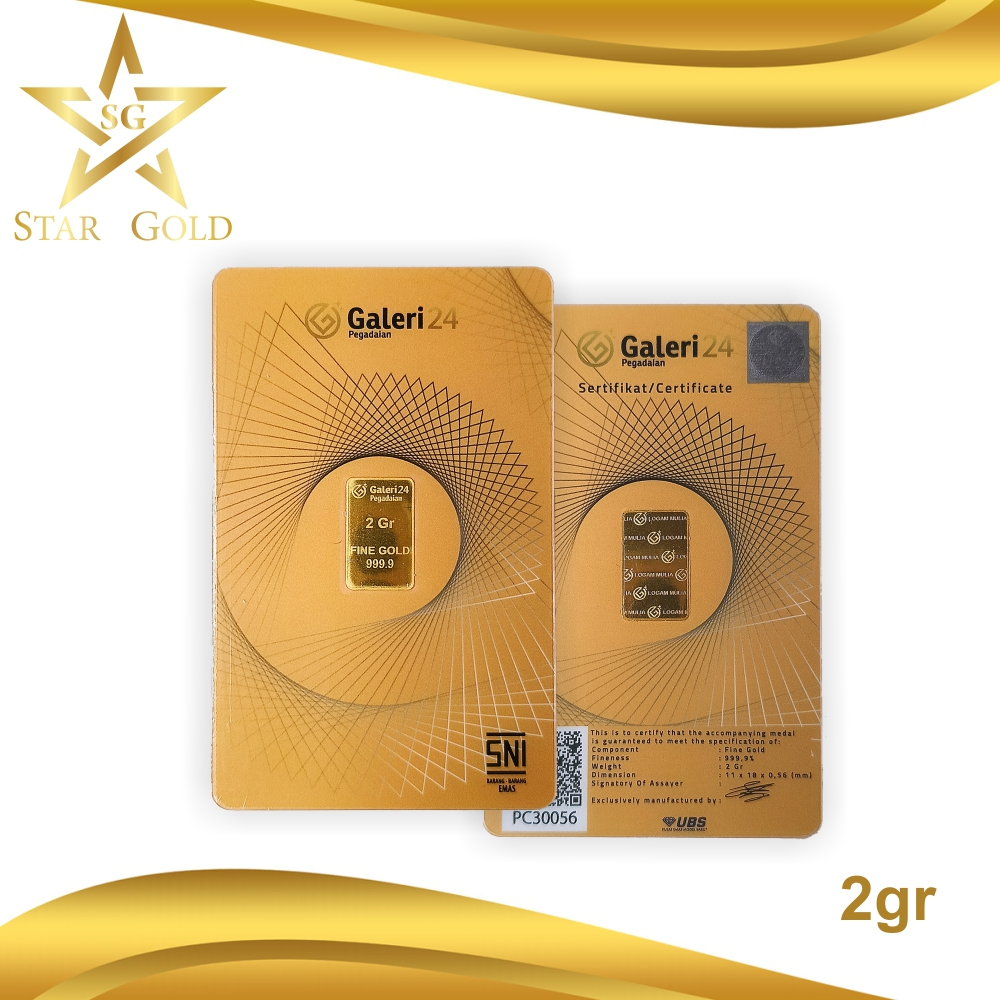 Star Gold Logam Mulia Galeri24 2 gram