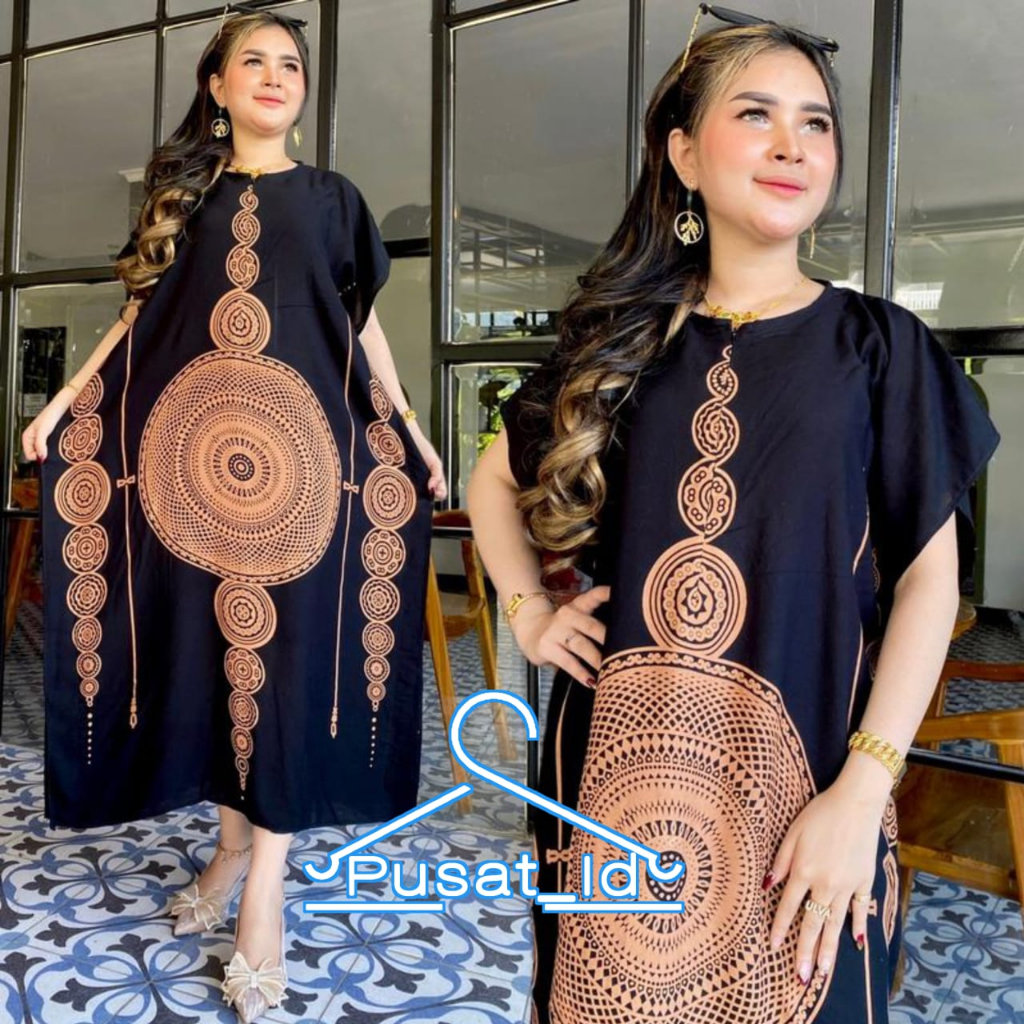 Daster lowo minnie busui jumbo zebra kekinian Polka Dot Setrip Daster Lowo Jumbo Motif Viral Kekinia