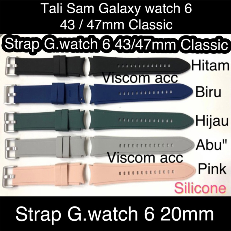 Tali Watch 6 || Strap Samsung galaxy watch 6 43mm / 47mm Classic