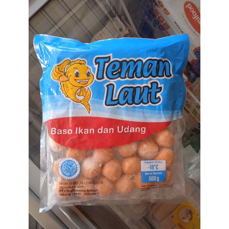 

Teman laut ikan dan udang 500 gr