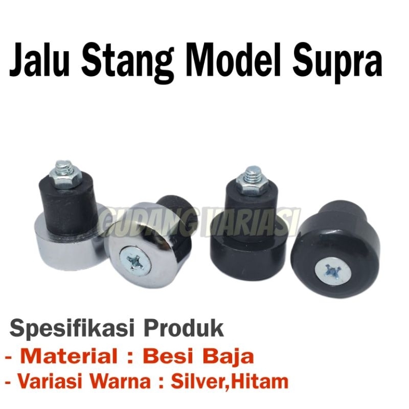 JALU BANDUL STANG HONDA SUPRA X SUPRA 125 BESI CROME ORIGINAL