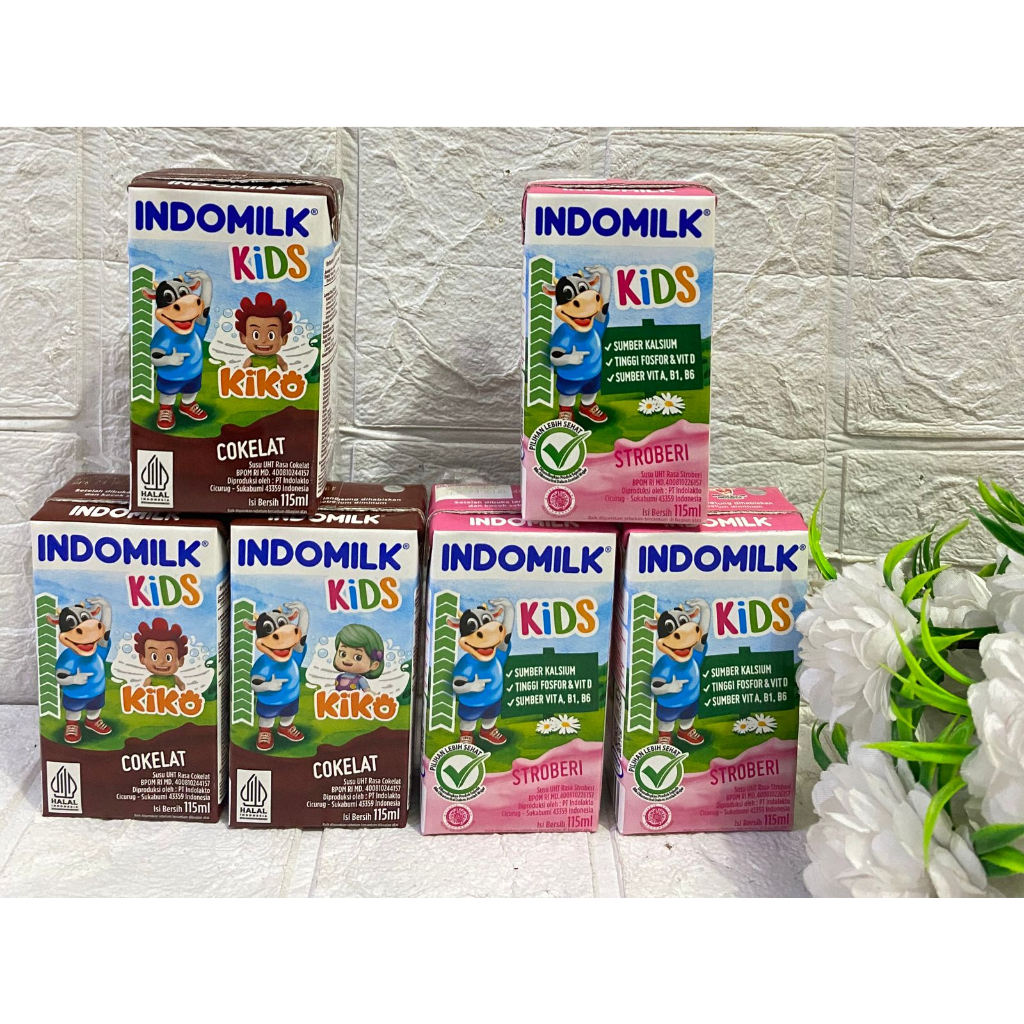 COD // Susu Indomilk 115 Gr // Susu Anak // Susu Coklat Dan Strawberry // Susu Indomilk Kotak Coklat 115 Gr 1 Dus Isi 40 Pcs // 1 Dus Susu Indomilk Kids UHT Kid 115 Ml Karton // Susu Kotak // Susu Indomilk 1 Dus