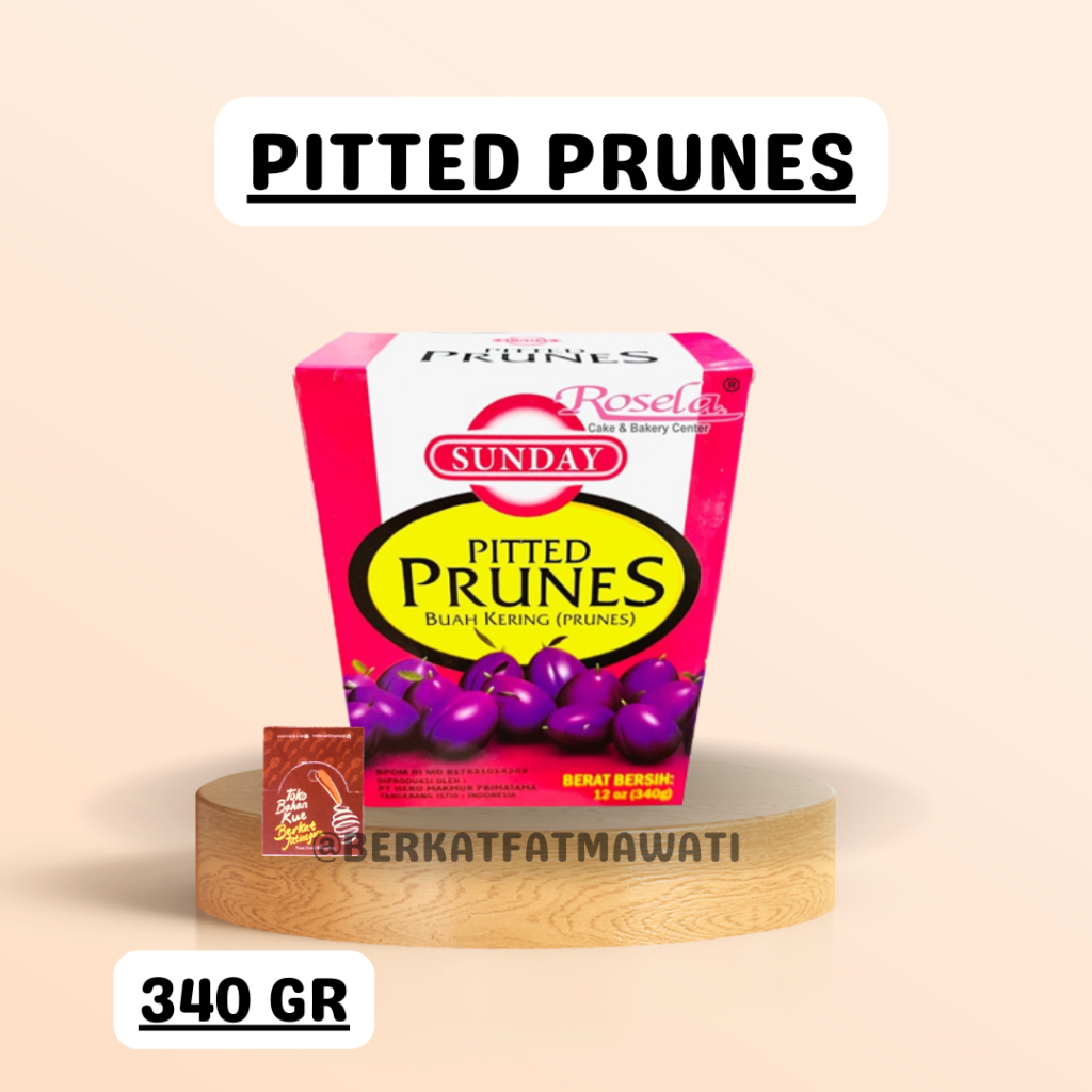 

PITTED PRUNES 340 GR / PRUNES / BUAH PLUM KEMASAN / 1/2 CTN