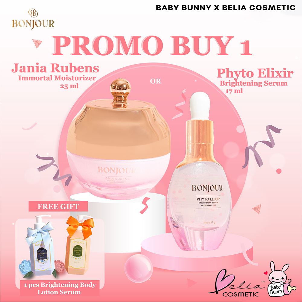 ❤ BELIA ❤ BONJOUR (BUNDLING) Beauty Jania Rubens Immortal Moisturizer with 6X Ceramide 25g | Phyto E