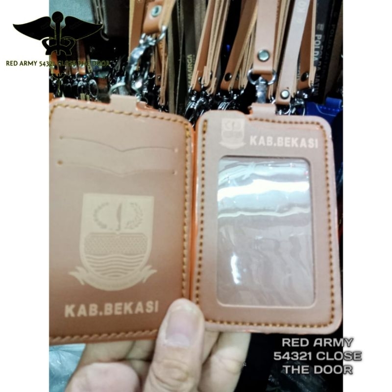 

ID Card Holder Tali Lanyard Name Tag Logo Kabupaten Bekasi
