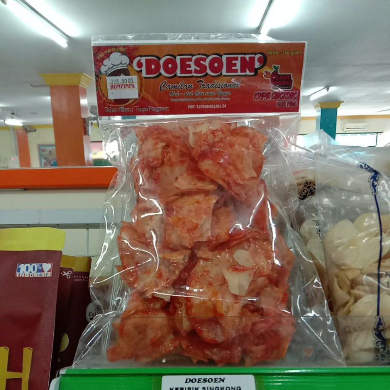 

Doesoen keripik singkong manis pedas 160gr