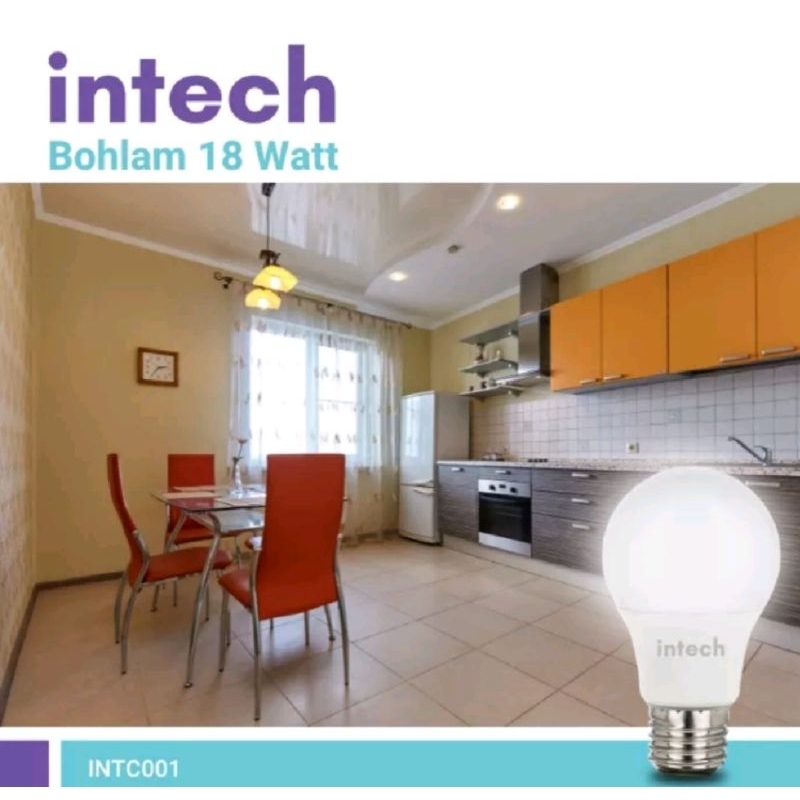 Lampu LED INTECH 18 WATT