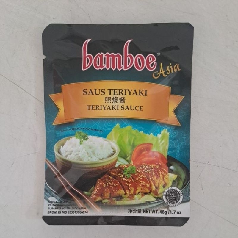 

Bamboe Saus Teriyaki 48gr Saus Teriyaki