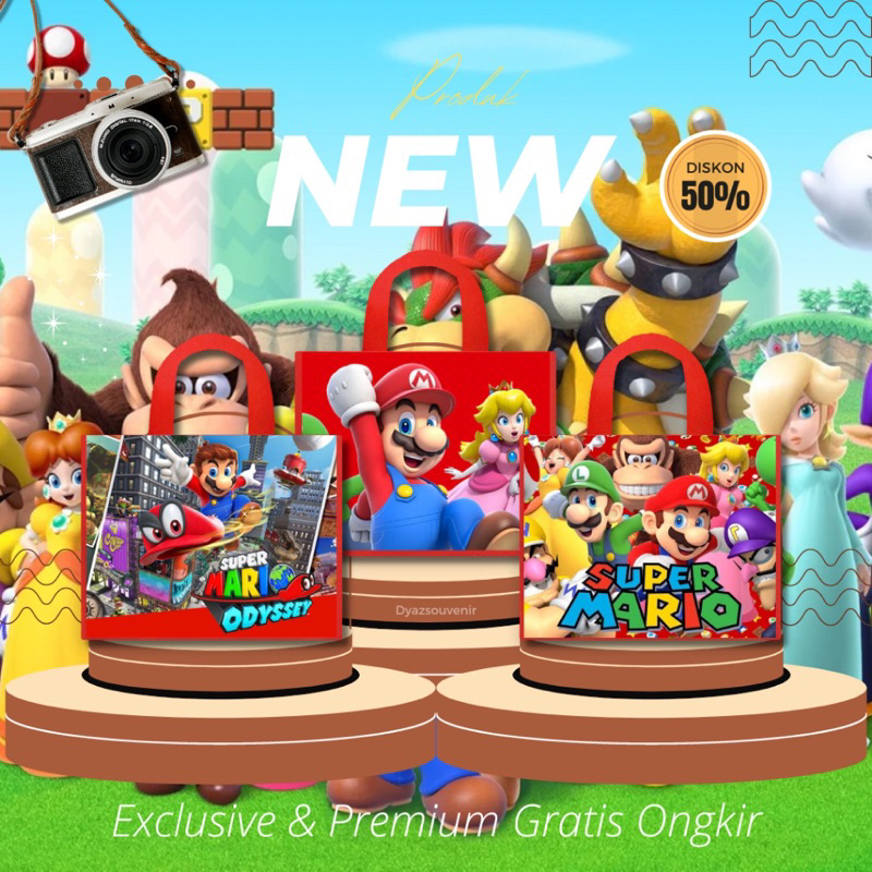 

Tas Ultah Super Mario Custom Goodiebag Premium