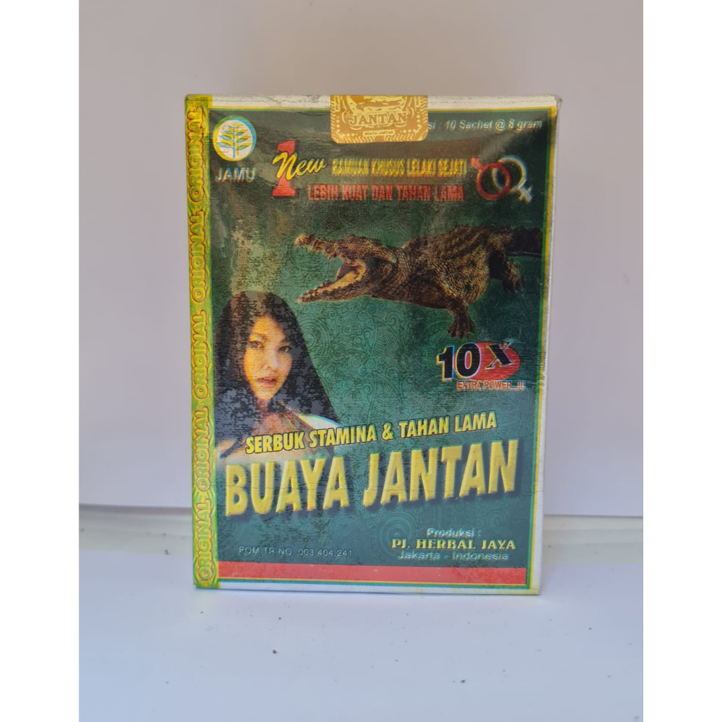 

Jamu Herbal Buaya Ijo Serbuk Isi 10 100% Original