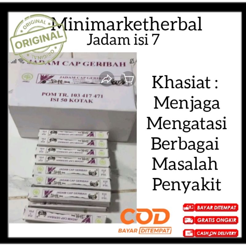 

jadam asli cap geribah isi 7 butir