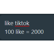 LIKE TIKTOK PERMANEN (BERGARANSI)