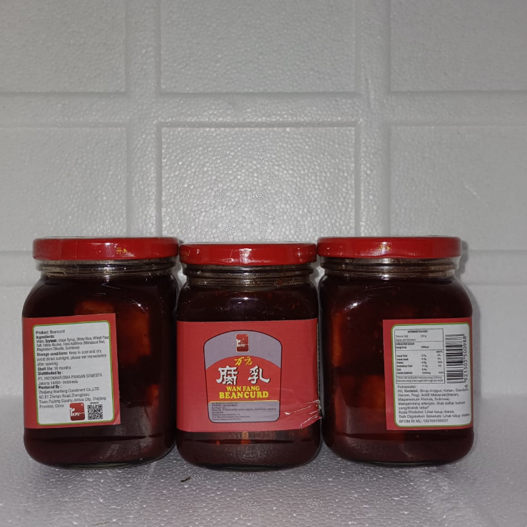 

tahu merah IKPS wan fang beancurd 250 gr