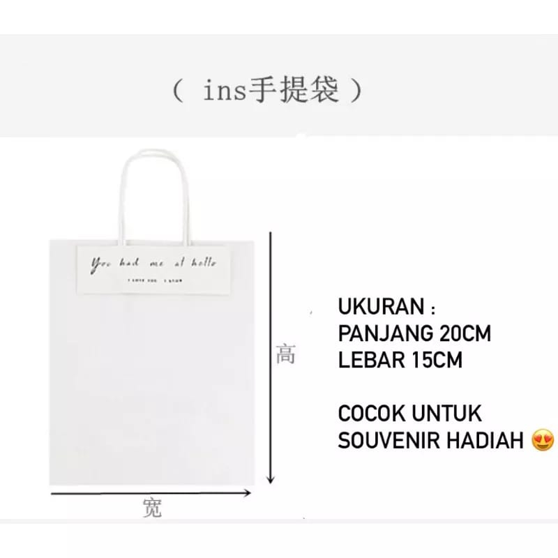 

V - Kantong Plastik Tenteng - Gift Bag