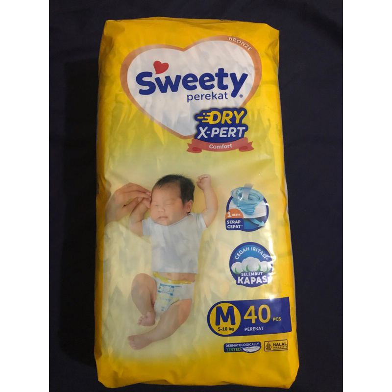 PROMO ~ Pampers Sweety Bronze Comfort M40 Perekat