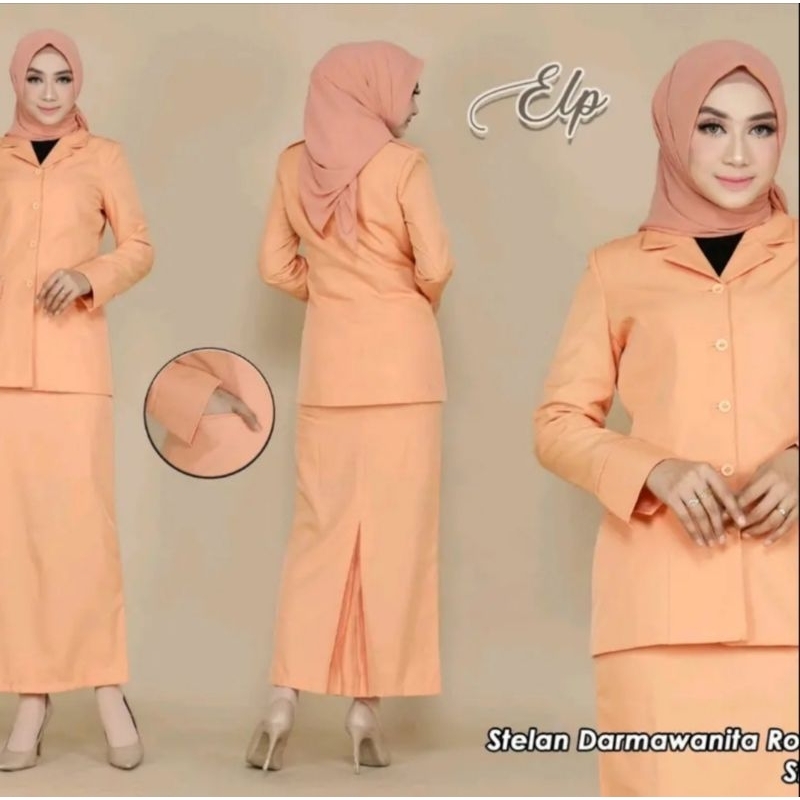 BLAZER DHARMA WANITA || SETELAN DHARMA WANITA ,BAJU DINAS DWP TERBARU