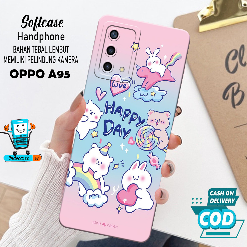 Case Hp OPPO A95 - Softcase OPPO A95 Terbaru - Casing OPPO A95 - Kesing OPPO A95 - Silikon OPPO A95 
