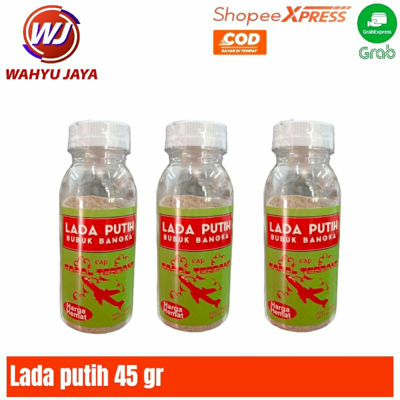 

Lada putih bubuk bangka 45 gram