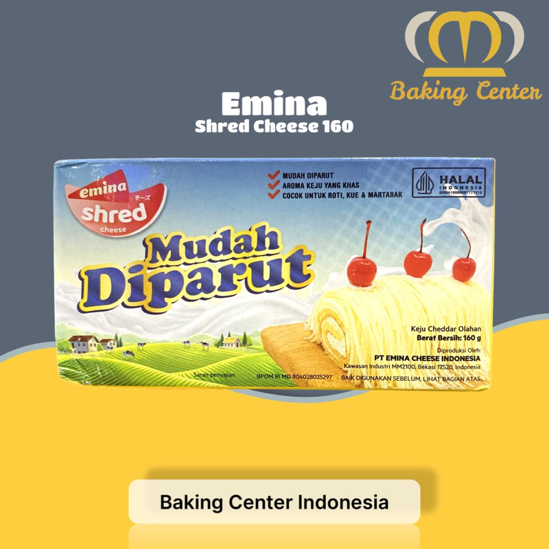 

Emina Shred Cheese 160gr - Keju Emina Shred 160gr