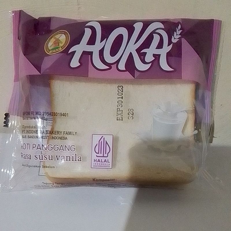 

Roti Aoka Rasa Susu Vanila 8 pcs