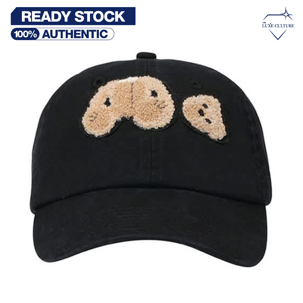 Palm Angels Bear Cap Black / Topi Branded Original
