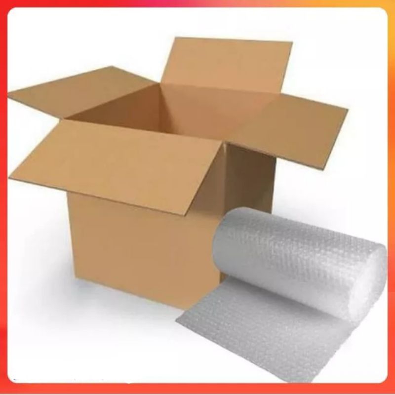 

Kardus Dan Bubble Wrap packing Agar aman