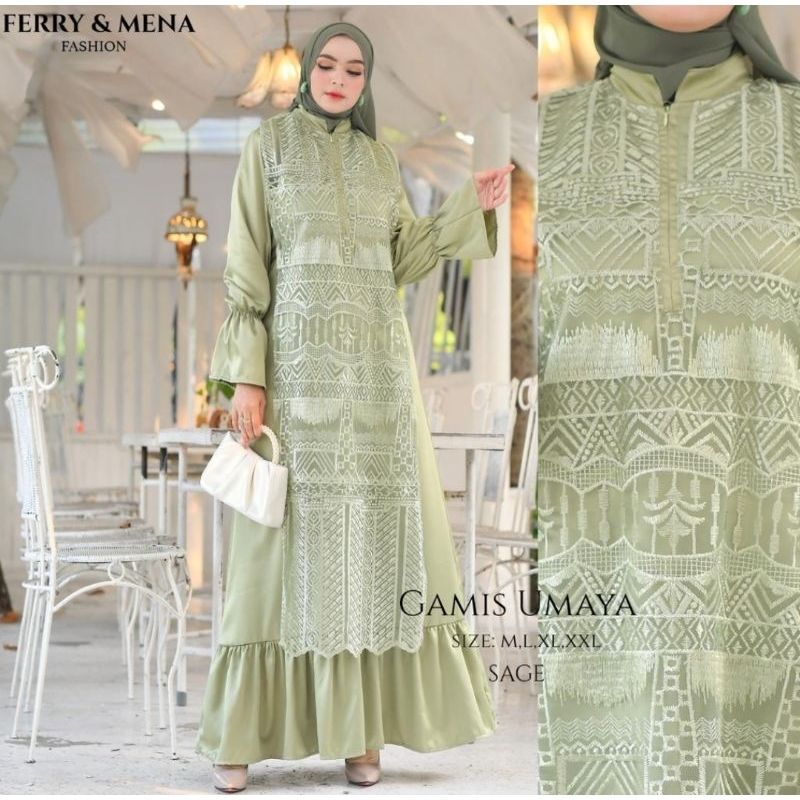 Original gamis umaya FM / gamis modern / gamis pesta / gamis murah / gamis terbaru / gamis viral / g